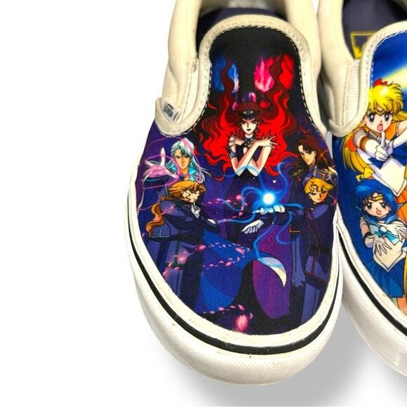 Sailor Moon x Vans ComfyCush Slip-On Sneakers (Rare!) - Picture 4 of 9
